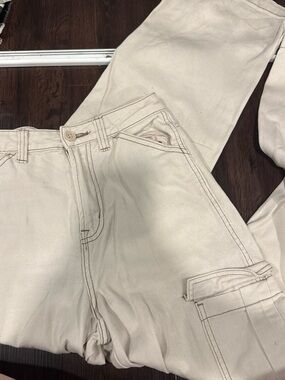 H&M Divided Light Beige/Tan Cargo Pants